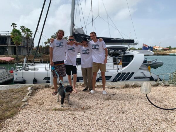 Delivery Captain Crew and the dog