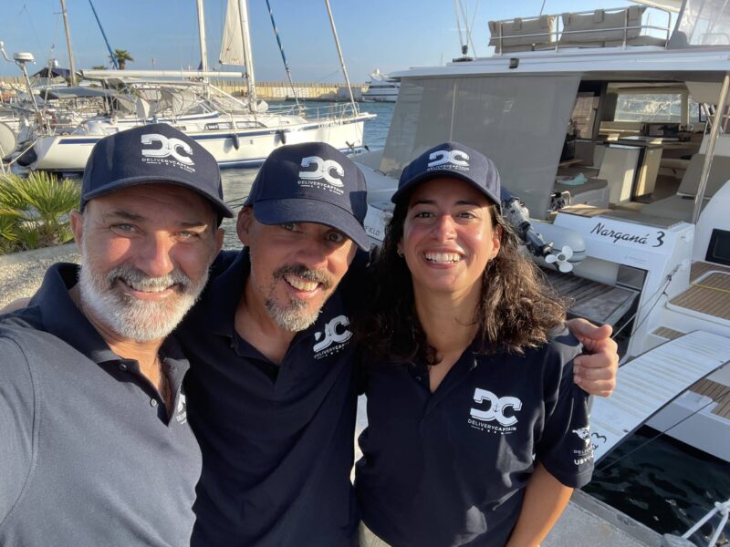 Delivery Captain crew performing professional yacht delivery service
